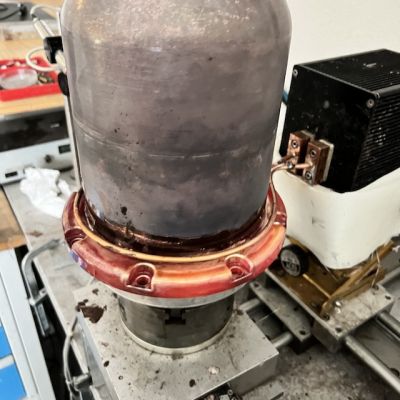 Hartlöten Induktionslöten Kupfer und Chromstahl